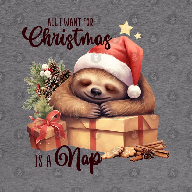 All I want for christmas is a nap by MZeeDesigns